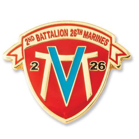 2nd Battalion 26th Marines Lapel Pin — Sgt Grit