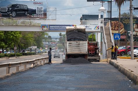 Obras de reencarpetado en Culiacán benefician a toda la ciudadanía