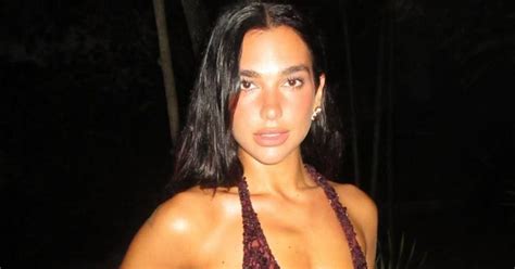 Dua Lipa Sizzles In Cleavage Baring Bikini As Th Birthday Festivities