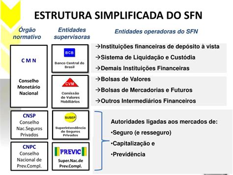 Ppt Estrutura Do Sfn Sistema Financeiro Nacional Primeira Parte