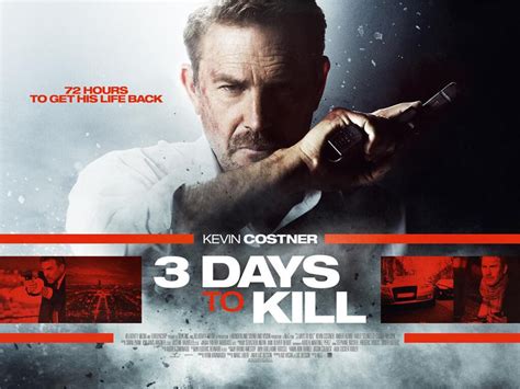 3 Days To Kill 2014 Poster 1 Trailer Addict