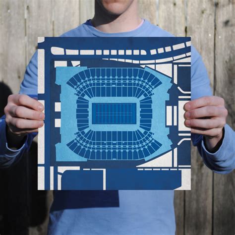 Nissan Stadium Map Art by City Prints - The Map Shop