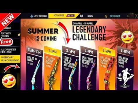 Free Legendary Rare Iteams Free Fire New Event Ff New Event