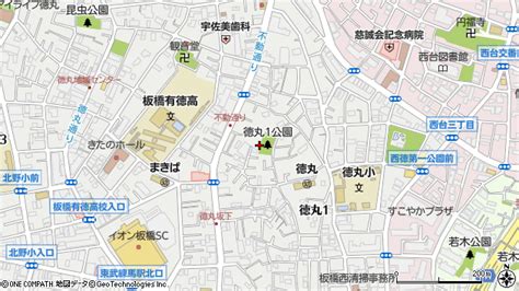 東京都板橋区徳丸 地図（住所一覧から検索） ：マピオン