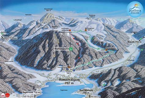 Pistenplan Wallberg Rottach Egern