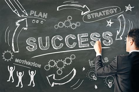 premium photo success finance  marketing concept