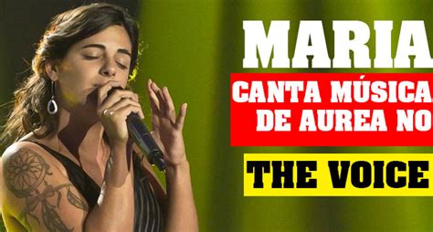 Canta música da Aurea e fica na equipa dela