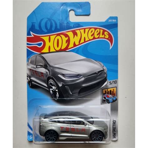 Hot Wheels Tesla Model X Grey Shopee Malaysia