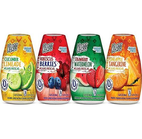 Klass Aguas Frescas Liquid Water Enhancer Sugar Free Variety Pack