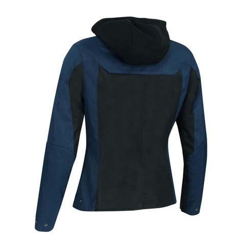 Blouson Moto Femme BERING LADY SPIRIT Noir Bleu Tech2Roo