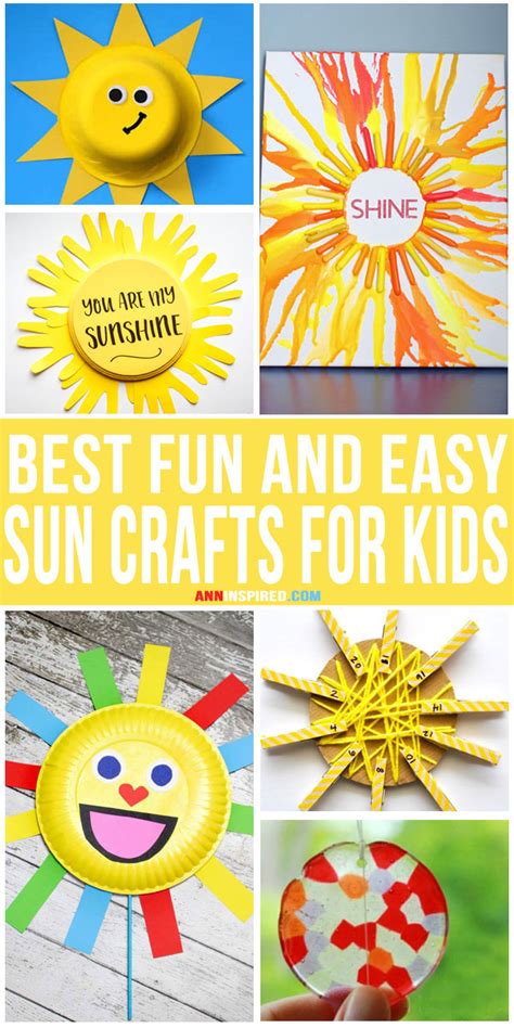 7 Best Fun And Easy Sun Crafts For Kids Ann Inspired