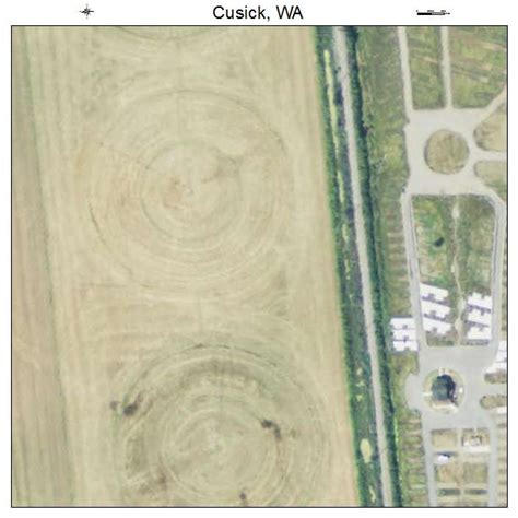 Aerial Photography Map of Cusick, WA Washington