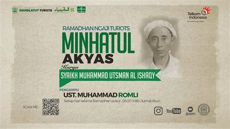 Live Kitab Minhatul Akyas Karya Syaikh Muhammad Utsman Al Ishaqy