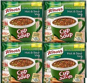 Knorr Cup A Soup Hot Sour Veg G Pack Of Amazon Co Uk Grocery