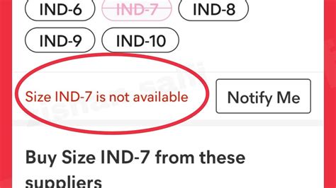Meesho Fix Size Ind Is Not Available Problem Solve Youtube