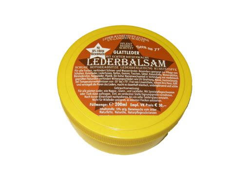 Lederbalsam Mit Bienenwachs Ml K Sereibedarf