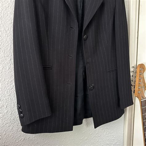 Petite Sophisticate Pin Striped Blazer Note Depop