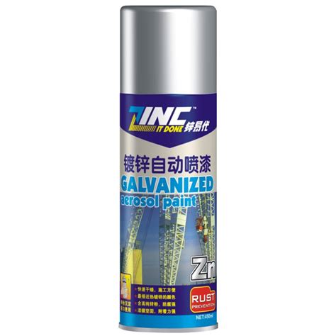 Zinc It Done Zinc Aerosol Galvanizing Spray Painting Metallic Paint For