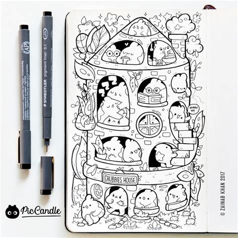 Pic Candle Pic Candle Pic Candle Doodle Cute Doodles Drawings