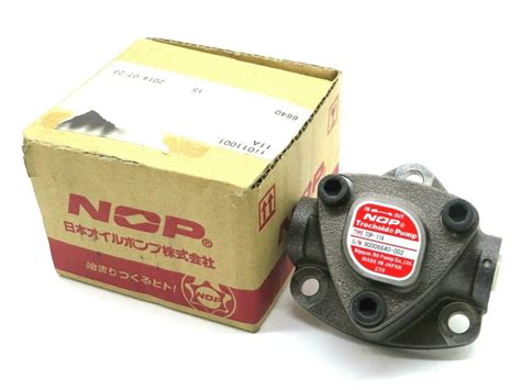 NEW NIPPON OIL PUMP CO. TOP-11A TROCHOID PUMP TOP11A - SB Industrial Supply, Inc.