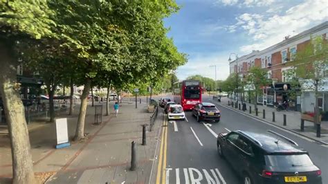 London Bus Ride Route 66 Leytonstone Station Towards Romford