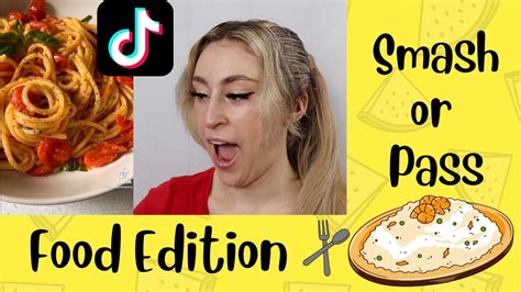 Smash Or Pass Food Edition Youtube