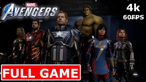 MARVEL S AVENGERS Gameplay Walkthrough FULL GAME German 4K 60FPS PC