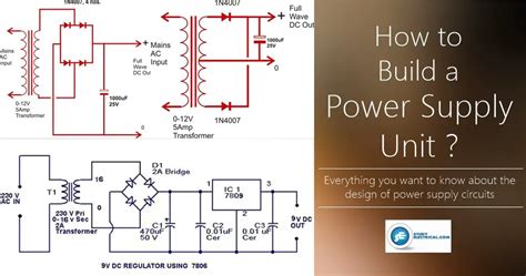 Design A Power Supply Circuit - Simple To Complex