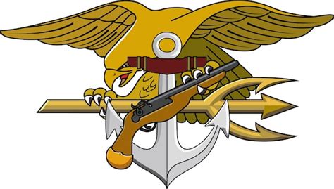 Premium Vector Emblem Of The United States Navy Seals