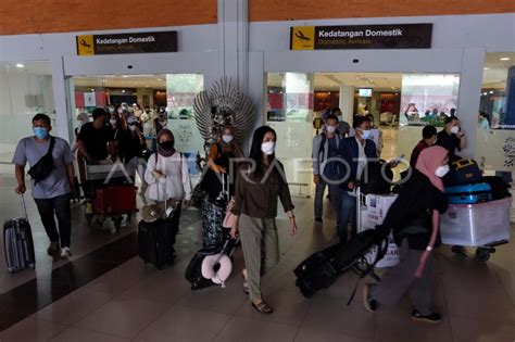 Penumpang Domestik Meningkat Di Bandara Ngurah Rai Bali Antara Foto