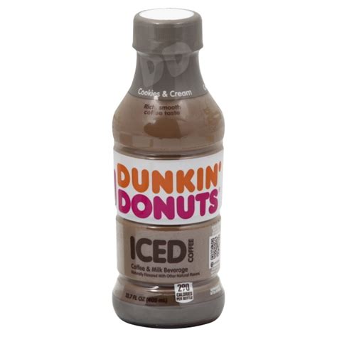 Dunkin Donuts Cookies Cream Iced Coffee Nutrition And Ingredients