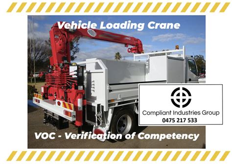 Vehicle Loading Crane Voc Verification Of Competency Melbourne