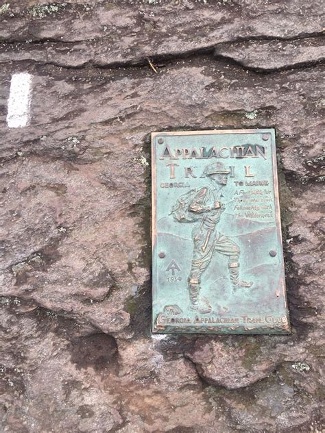 First White Blaze On The Appalachian Trail Appalachian Trail