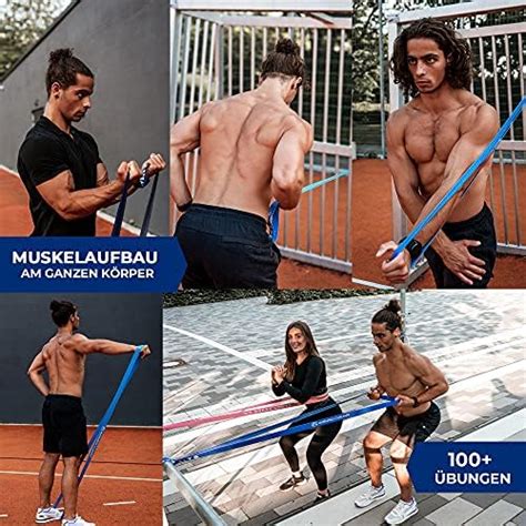 Ainuru Premium Fitnessb Nder F R Muskelaufbau Resistance Bands Set