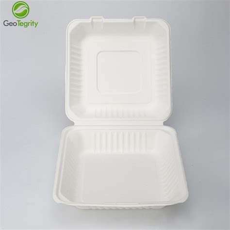 Inch Box Eco Friendly Biodegradable Sugarcane Bagasse Pulp Molding