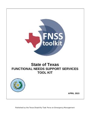 Texas Division Of Emergency Management Texas Gov Doc Template PdfFiller