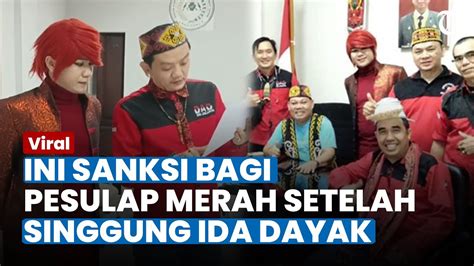 Singgung Ida Dayak Pesulap Merah Minta Maaf Dan Bakal Kena Sanksi Adat