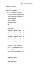 lab  peoples weightdocx lab  peoples weight  java import