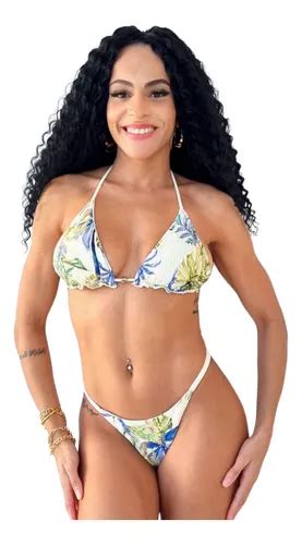 Oh Vicky Malla Bikini 2 Pc Estampado Colaless Mbk Brasil Meses Sin