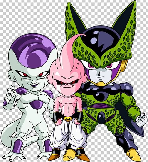 Majin Buu Frieza Cell Trunks Gohan Png Clipart Cartoon Cell Costume