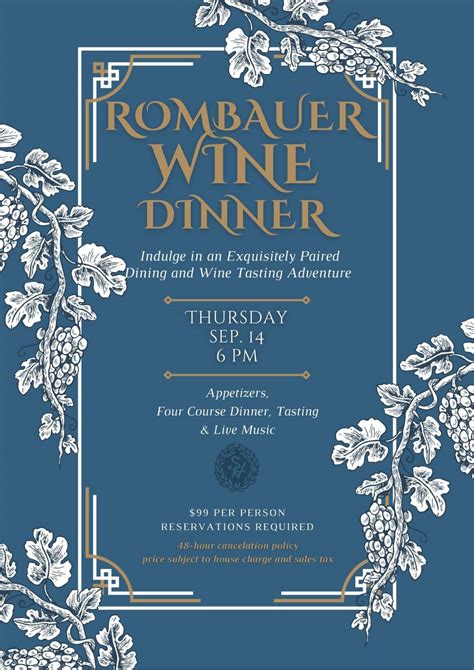 rombauer wine dinner 916 – South Hills Country Club