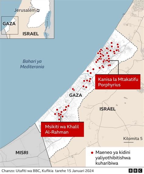 Vita Vya Israel Na Gaza Kuhesabu Maeneo Ya Kidini Yaliyoharibiwa BBC