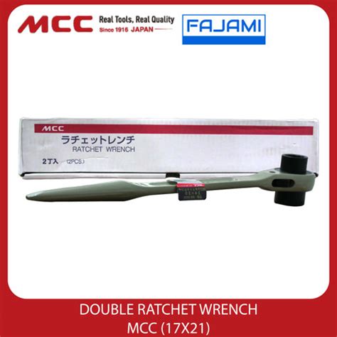 Jual KUNCI SCAFFOLDING MCC 17X21 KUNCI STAGING DOUBLE SOCKET RATCHET