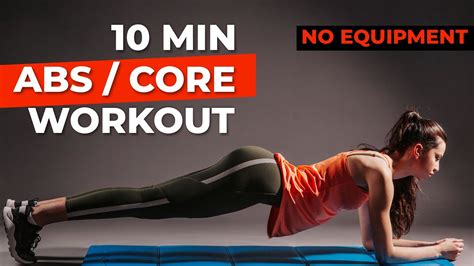 10 Minutes Abs Workout No Equipment How To Strengthen Core