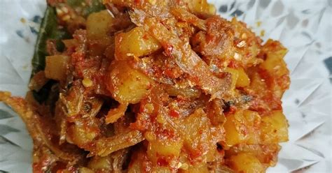 Resep Balado Kentang Teri Tawar Oleh Pipit Sari Sandra Cookpad