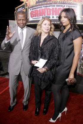 Sidney Poitier Wife Joanna Shimkus Anika Editorial Stock Photo Stock