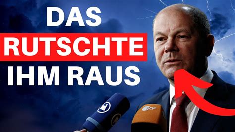 Scholz Rastet Aus Das Hat Er Wirklich Gesagt Krass Youtube