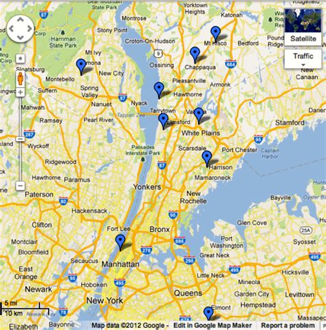 Tri State Map - Printable Map