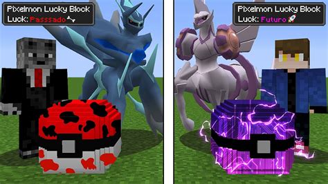 Testei A NOVA Lucky Pixelmon Do FUTURO Vs PASSADO NOVOS Pokemon No