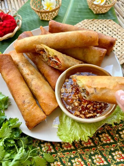 Thai Vegetable Spring Rolls Recipe